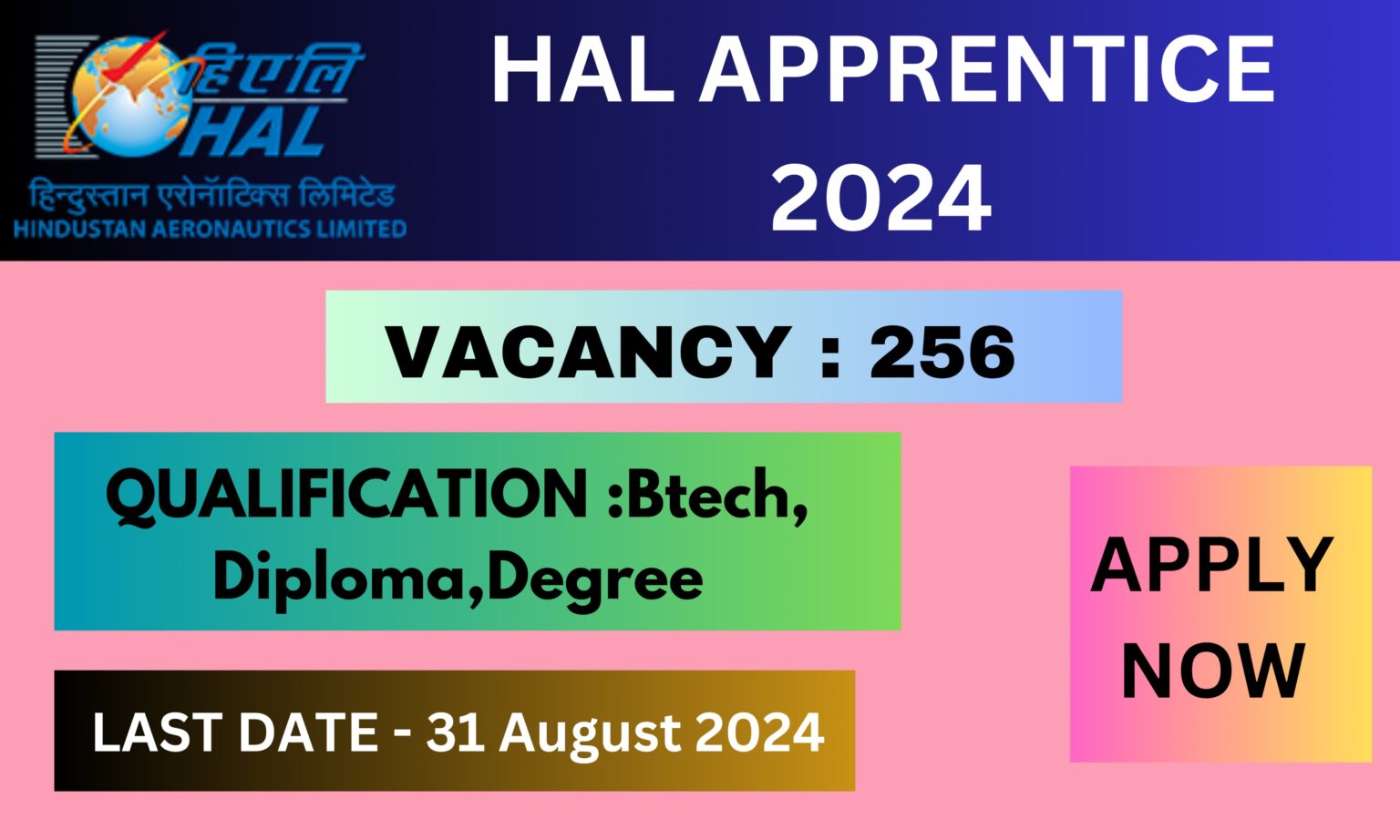 HAL GRADUATE / DIPLOMA APPRENTICE